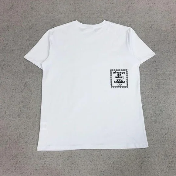 Always White Surf Graphic Short Sleeve Shirt